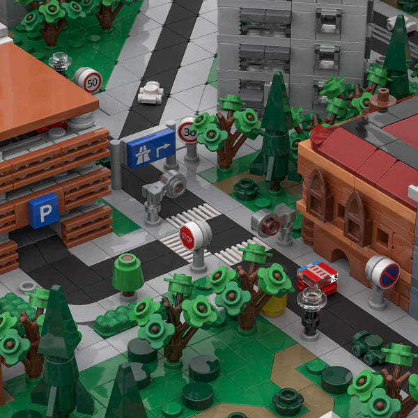 Bricks City Designer 7x Traffic Signs