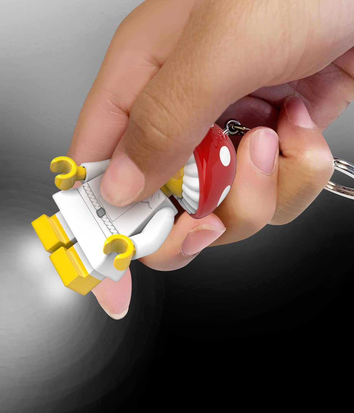 LEGO® Minifigures™ Pilz-Kobold Schlüsselanhänger mit Licht