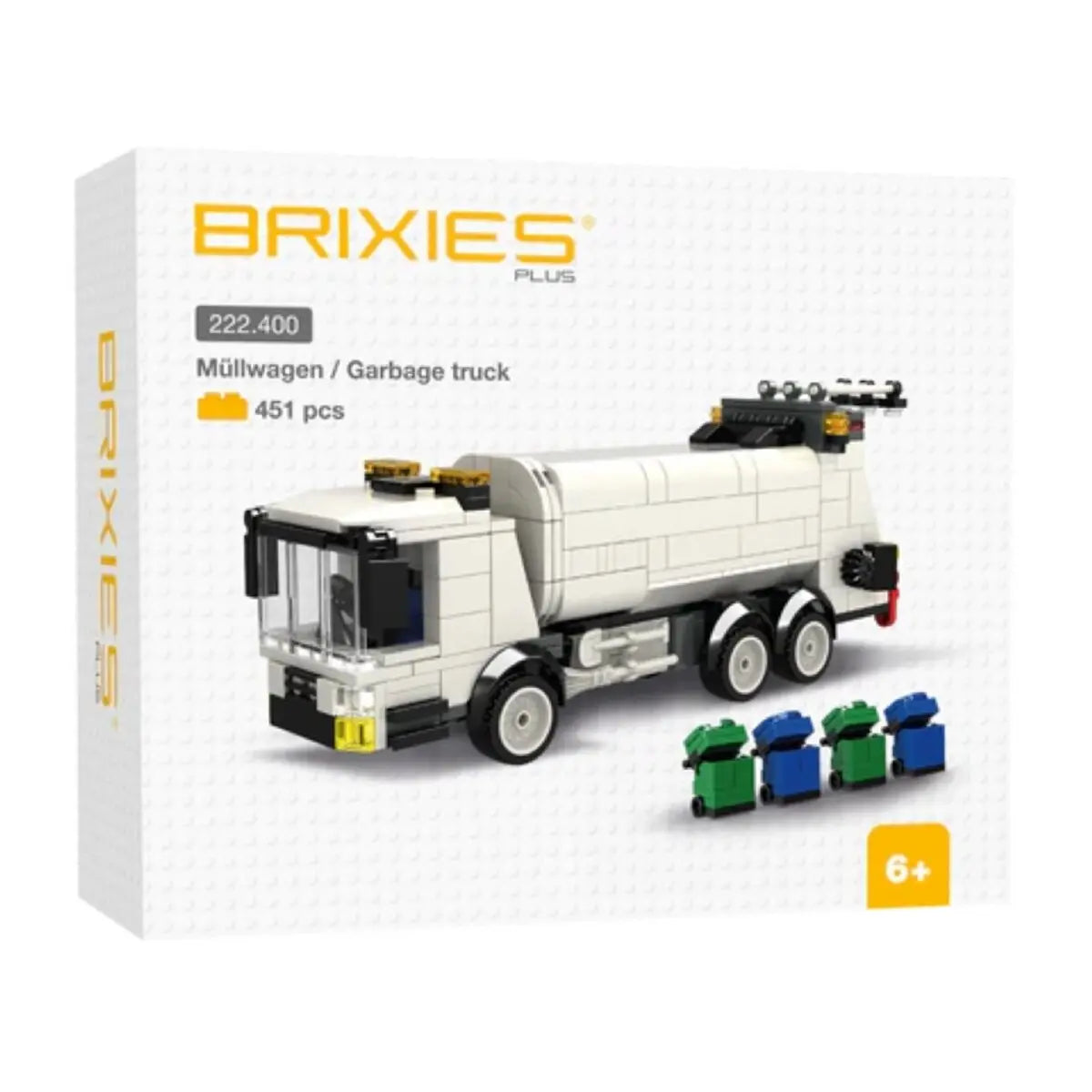 BRIXIES Plus Müllwagen / Trash Car BRIXIES