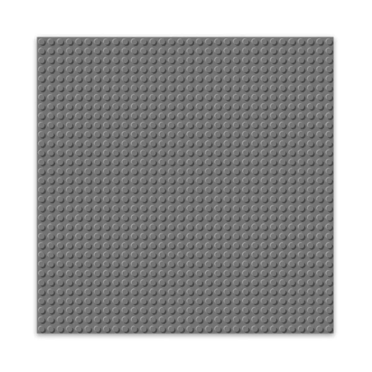 Brixies Plus Basis Platte dunkelgrau 32x32 BRIXIES