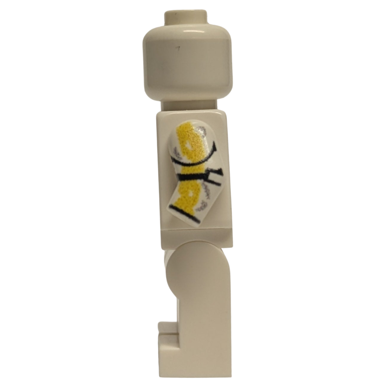 Custom LEGO® Minifiguren-Arme (Upgrade) – Armor-Style – gelb-weiß - Brickhunter.shop