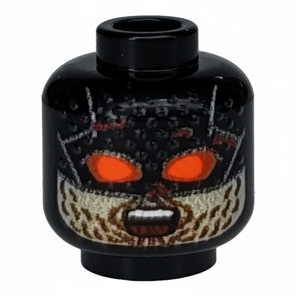 Custom LEGO® Minifiguren-Kopf – The Devil alternativ– bedruckt - Brickhunter.shop