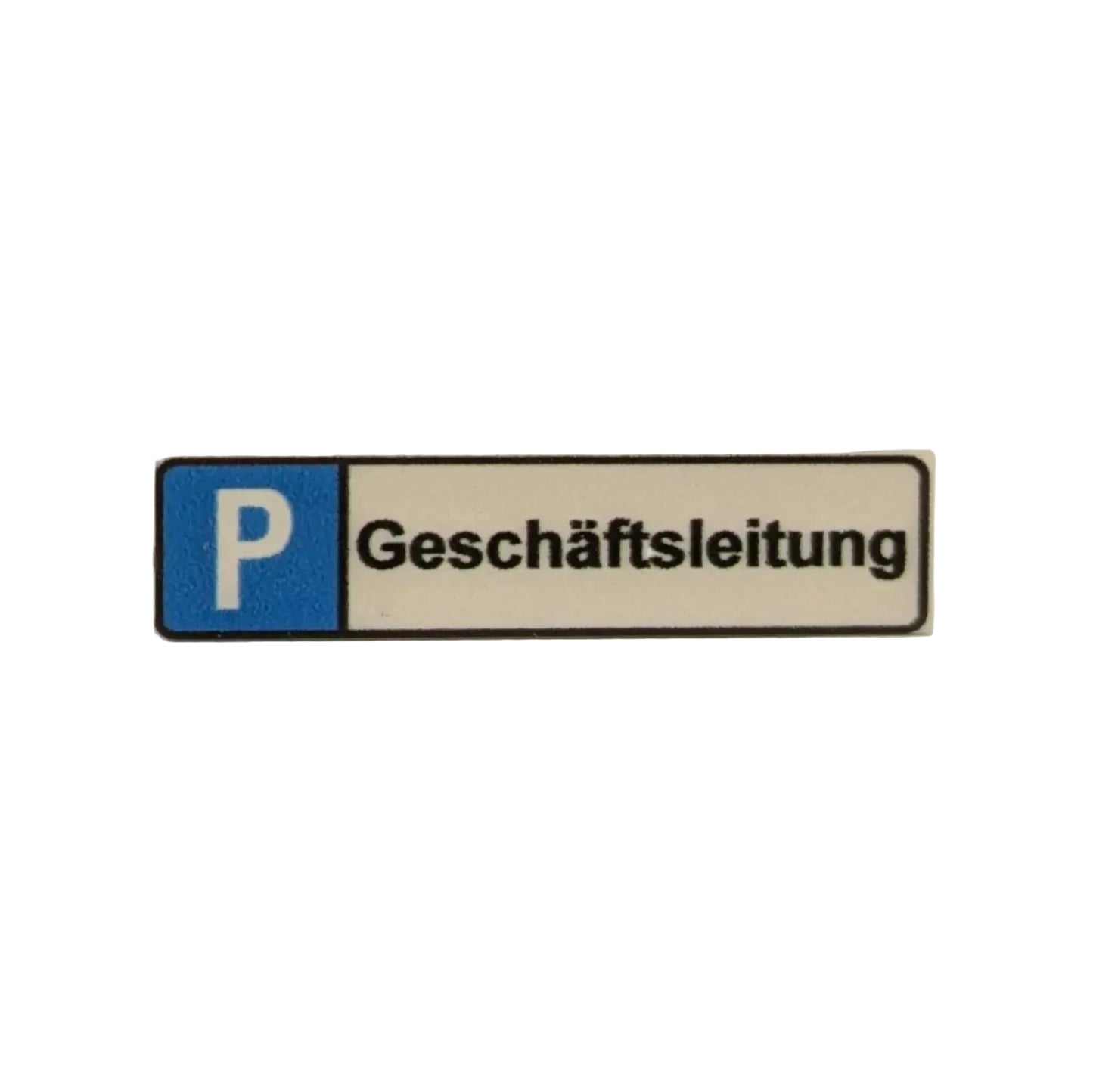 "Parkplatzkennzeichen" 1x4 Tile zur Auswahl Brickhunter.shop