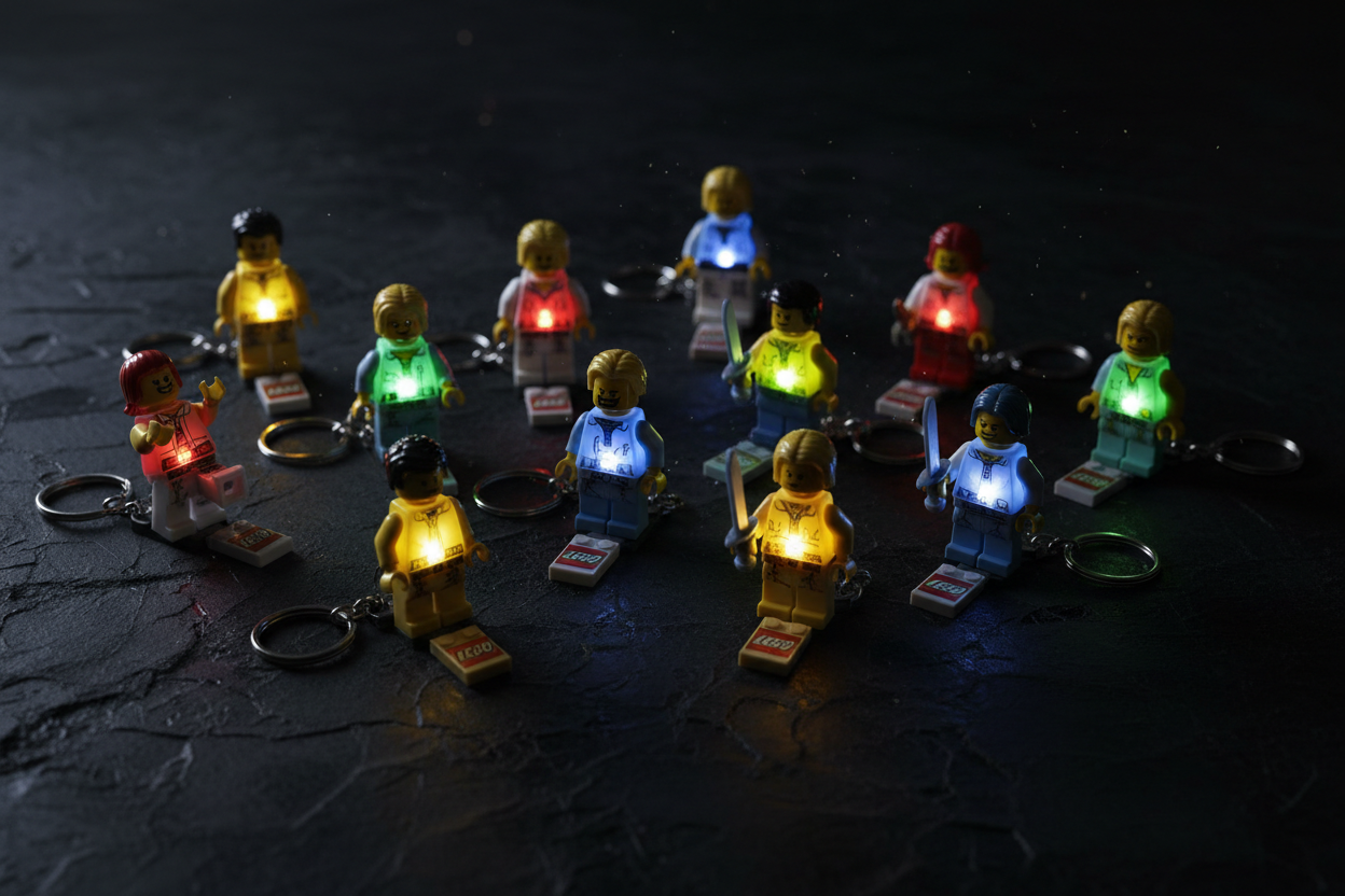 LEGO® Schlüsselanhänger mit Licht