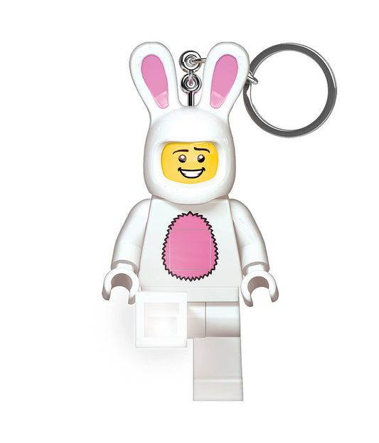 LEGO® Minifigures™ Hase Kostüm Schlüsselanhänger mit Licht