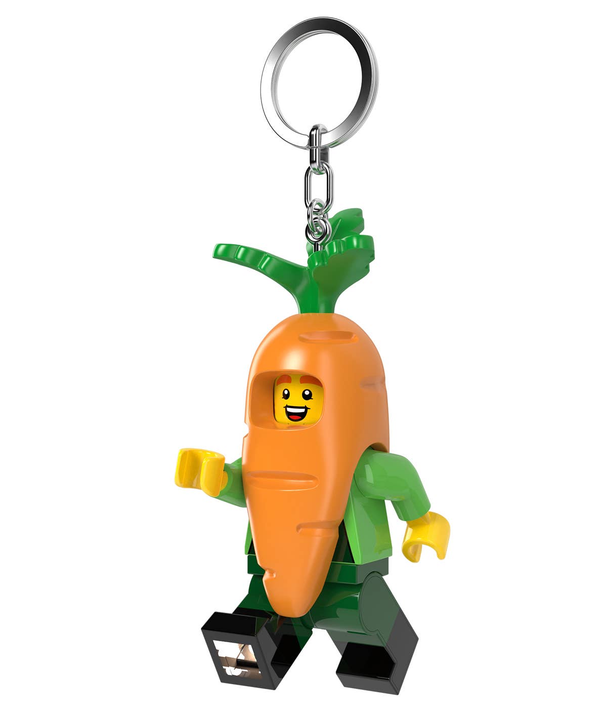 LEGO® Minifigures™ Karotten-Maskottchen Schlüsselanhänger mit Licht