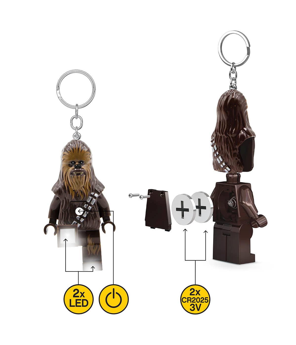 LEGO® Star Wars™ Chewbacca Schlüsselanhänger mit Licht