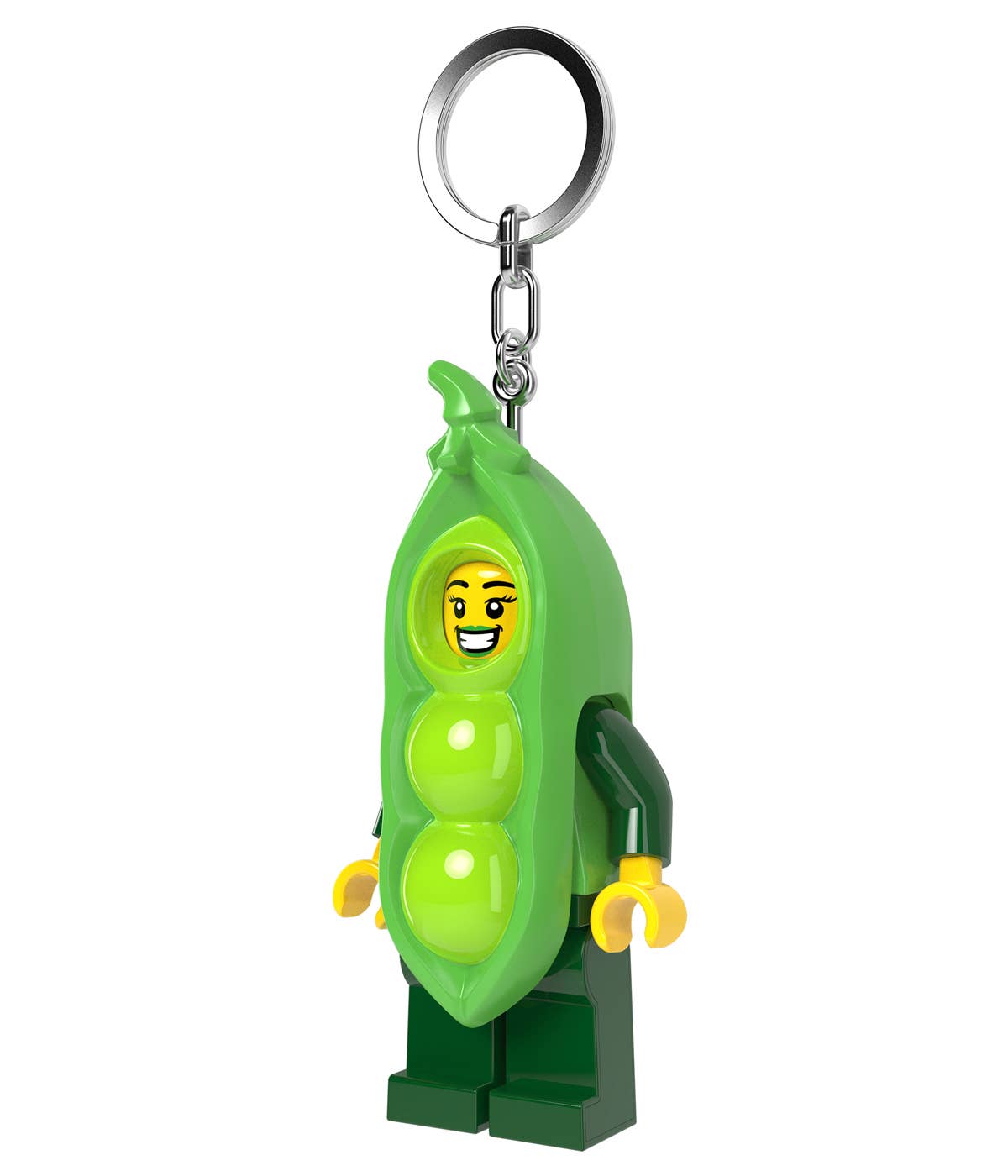 LEGO® Minifigures™ Erbsenschoten-Mädchen Schlüsselanhänger mit Licht