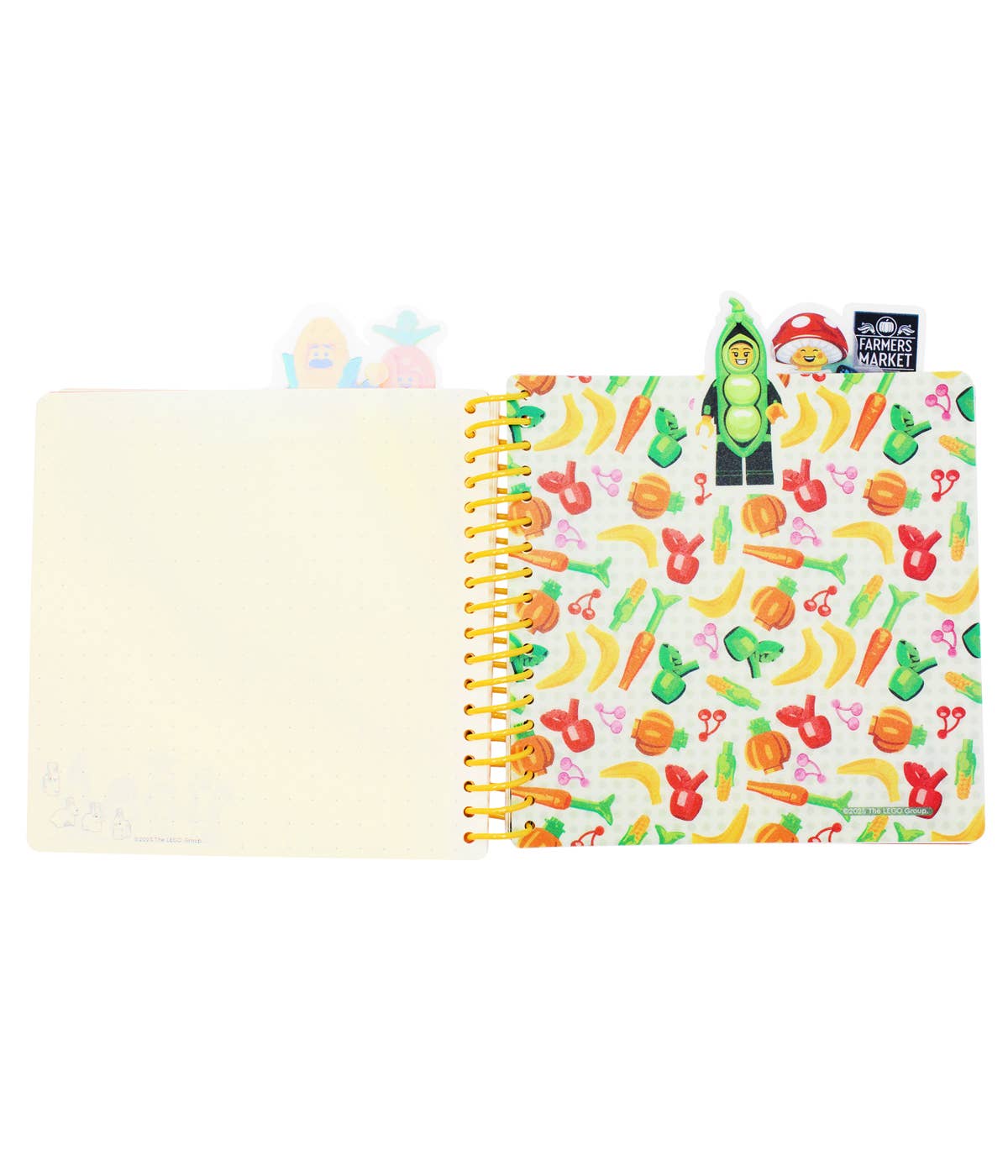 LEGO® Minifiguren Notebook mit Trennseiten Bauernmarkt