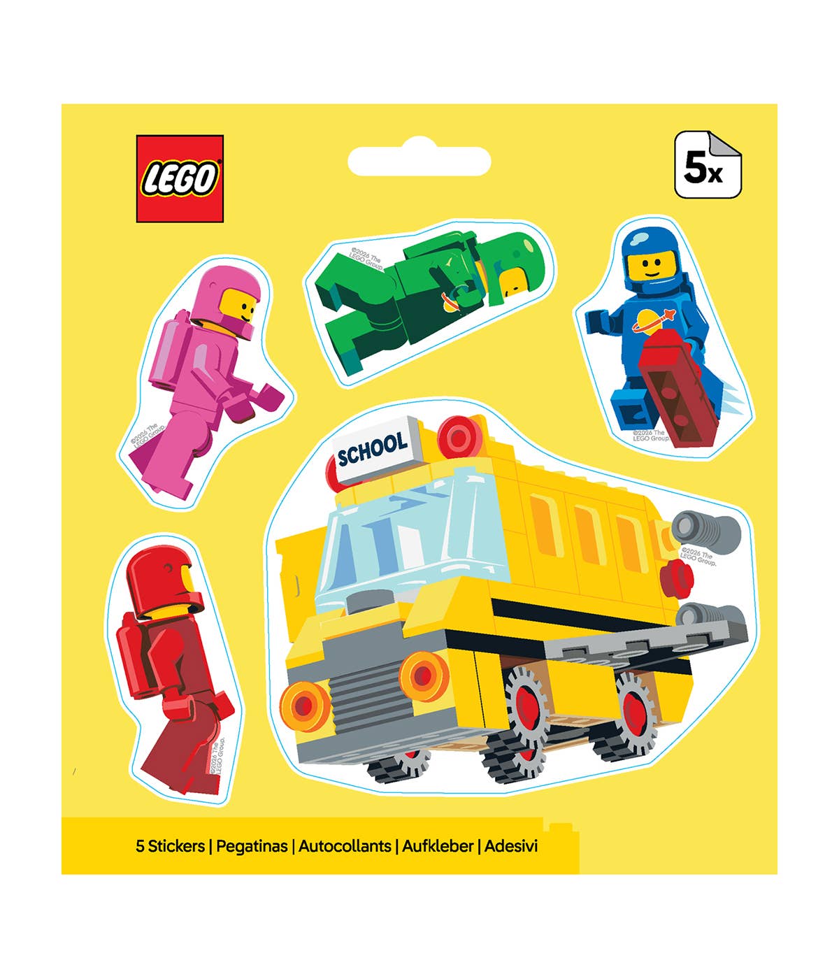 LEGO® Minifigures™ Aufkleber Weltraumbus