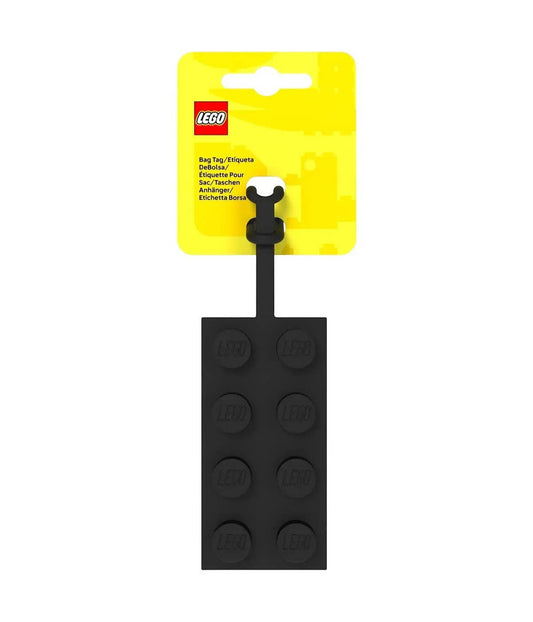 LEGO® Gepäckanhänger Silikon 2x4 Stein Schwarz
