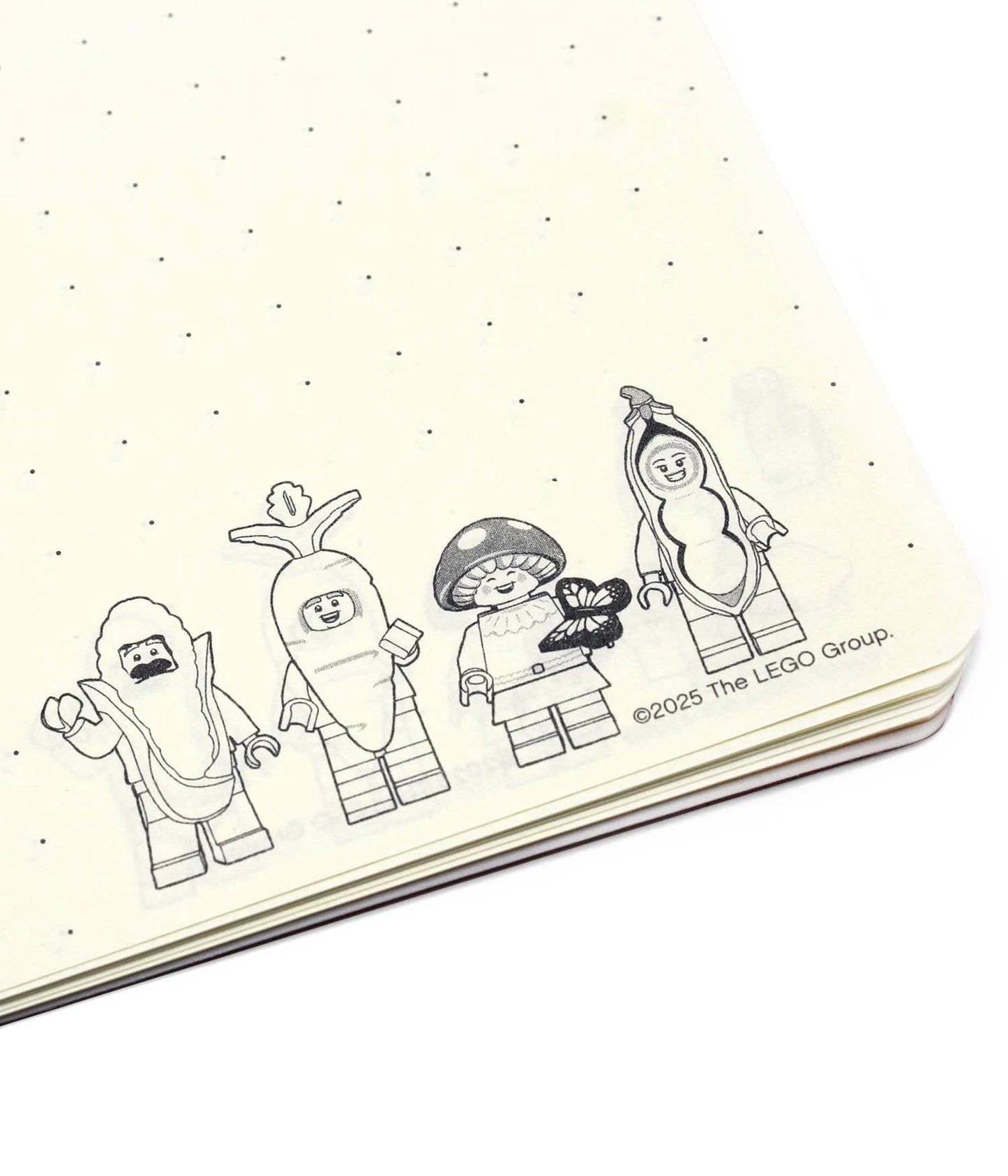 LEGO® Minifiguren Notebook mit Trennseiten Bauernmarkt
