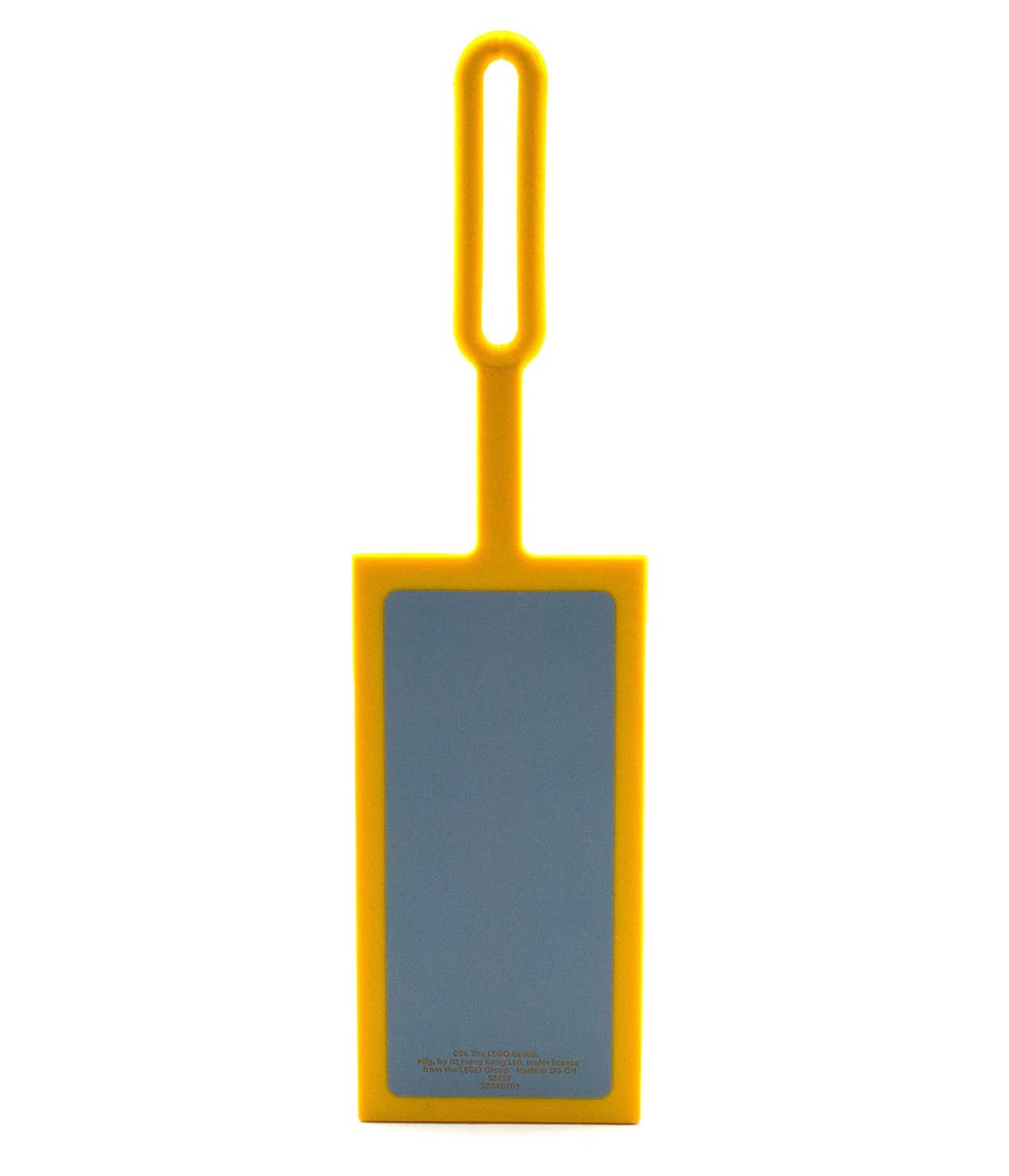 LEGO® Gepäckanhänger Silikon gelb 9 cm