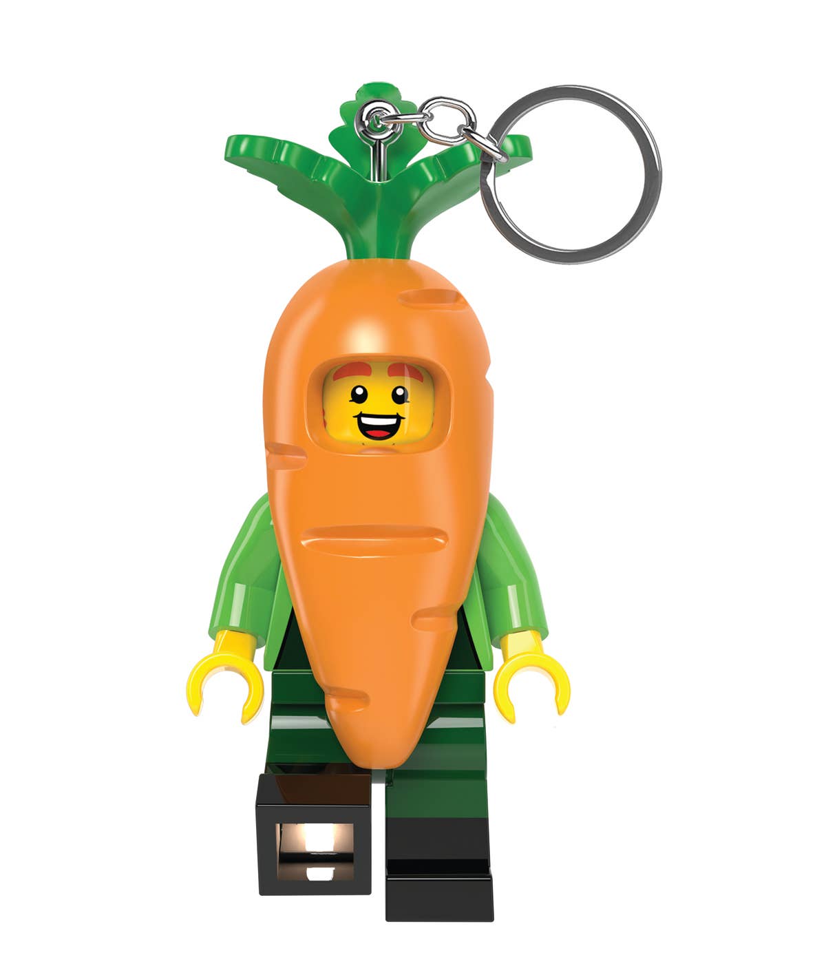 LEGO® Minifigures™ Karotten-Maskottchen Schlüsselanhänger mit Licht