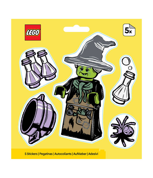 LEGO® Minifigures™ Halloween-Hexe Aufkleber