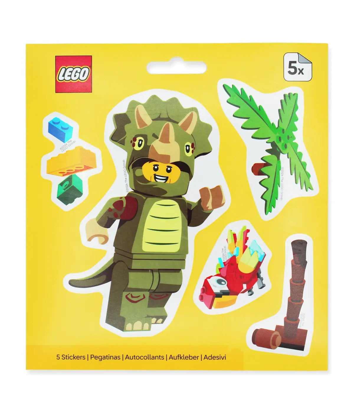 LEGO® Minifigures™ Aufkleber Triceratops