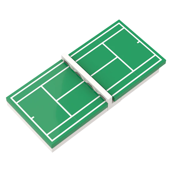 Bricks City Designer Soccer & Tennis Pitch
