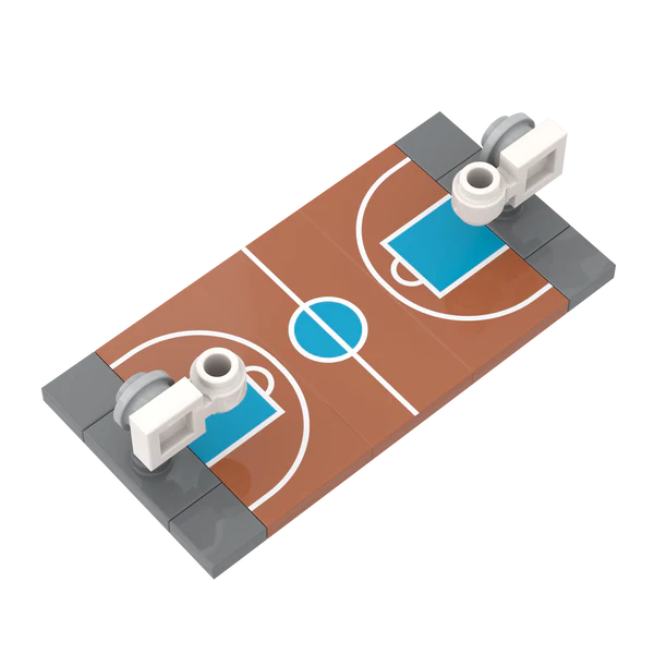 Bricks City Designer Basketball & Handball Pitch