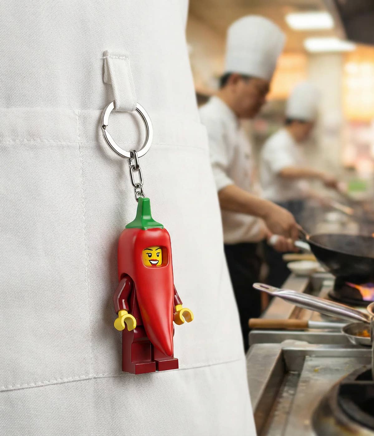 LEGO® Minifigures™ Chili Schlüsselanhänger mit Licht