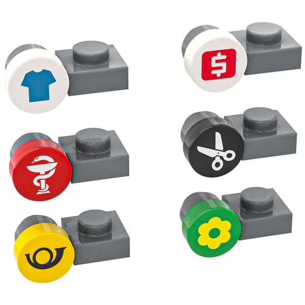 Bricks City Designer 6x Store Signs Classic
