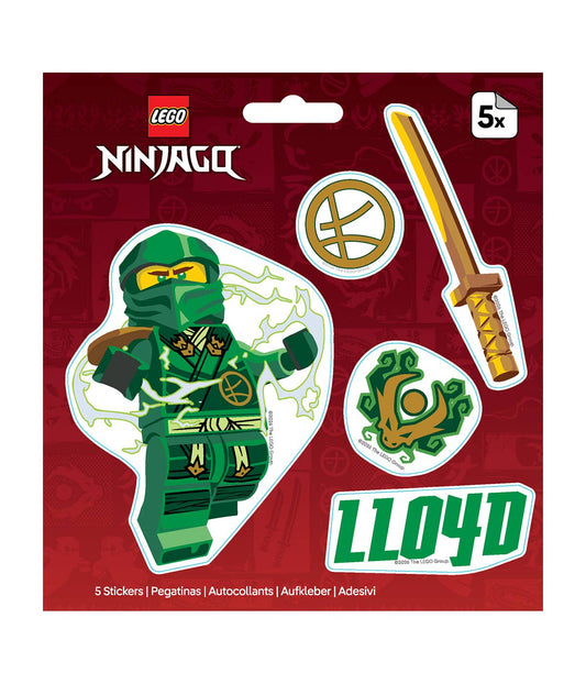 LEGO® NINJAGO® Lloyd Sticker 5 Stück