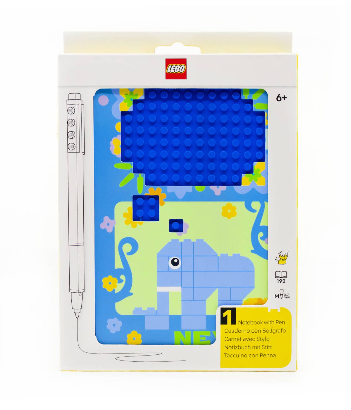 LEGO® Elefant Notizbuch mit Gelstift Recyceln