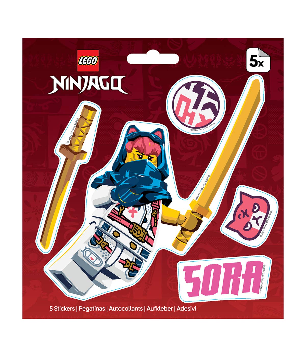 LEGO® NINJAGO® Sora Sticker 5 Stück