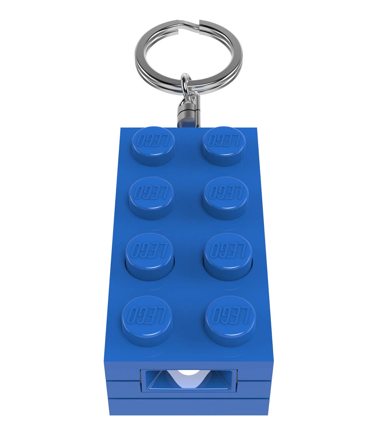 LEGO® 2x4 Stein Blau Schlüsselanhänger mit Licht