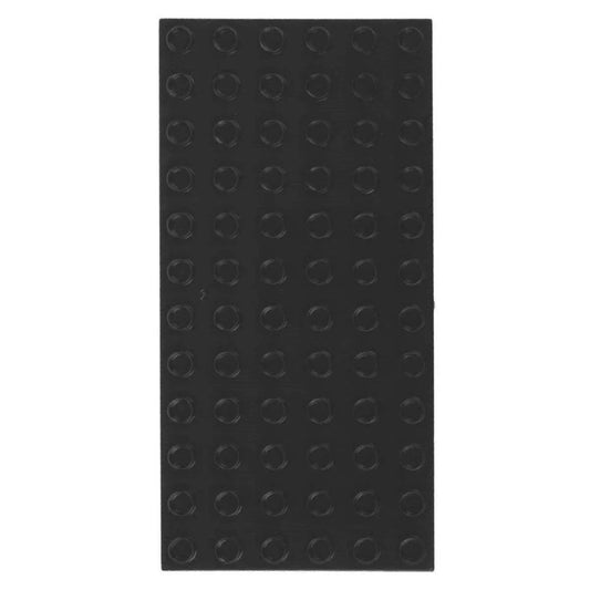 Big Briks Grundplatten 2 Stück, Noppen, schwarz Strictly Briks