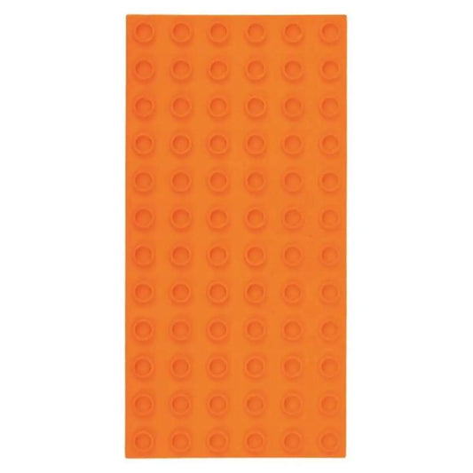 Big Briks Grundplatten 2 Stück, je ca. 10 x 19 cm, 6 x 12 Noppen, orange Strictly Briks