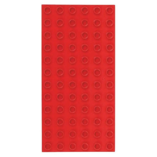 Big Briks Grundplatten 2 Stück, je ca. 10 x 19 cm, 6 x 12 Noppen, rot Strictly Briks