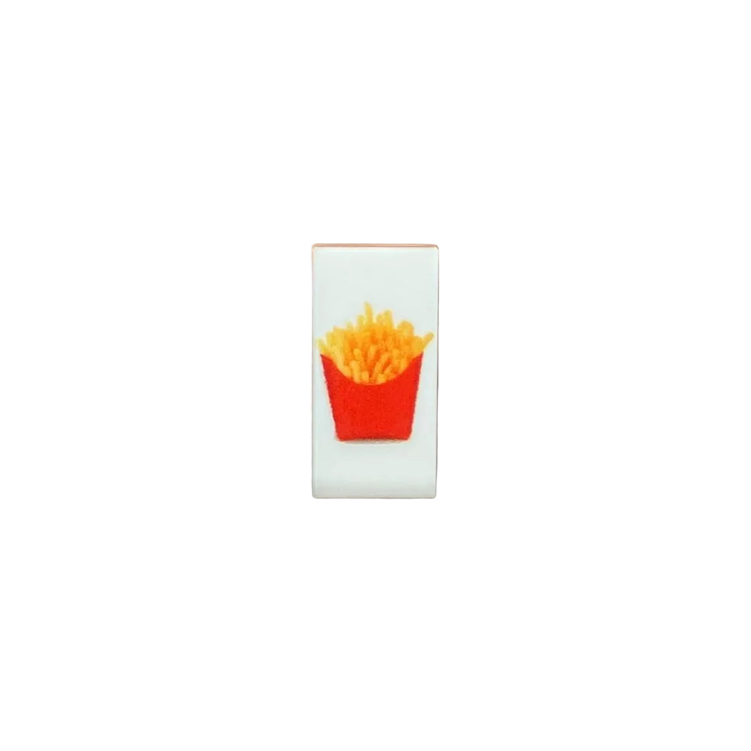 Custom LEGO® Food Fliesen 1x2 & 2x2 rund bedruckt –zur Auswahl– Fan Design - Brickhunter.shop