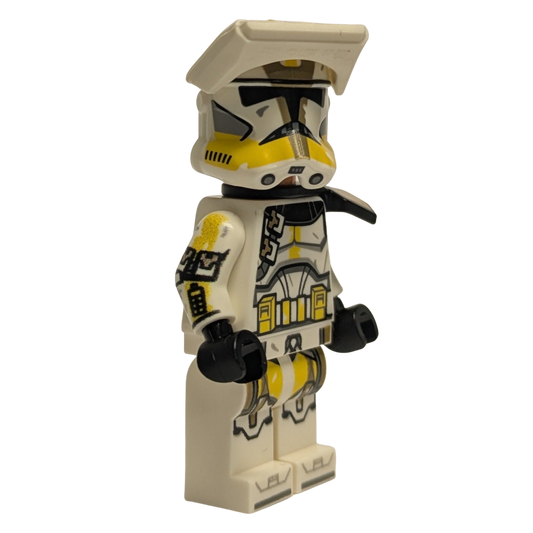 Custom LEGO® Minifiguren-Arme (Upgrade) – Armor-Style – gelb-weiß - Brickhunter.shop