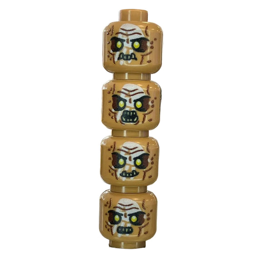 Custom LEGO® Minifiguren-Kopf – ORK-Style – bedruckt- MBB Custom - Brickhunter.shop