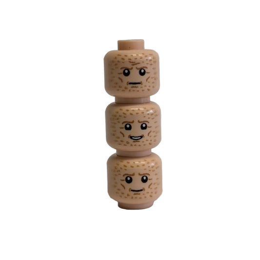 Ersatzkopf-Paket ohne Maske für z.b. LEGO® Deadpool Brickhunter.shop