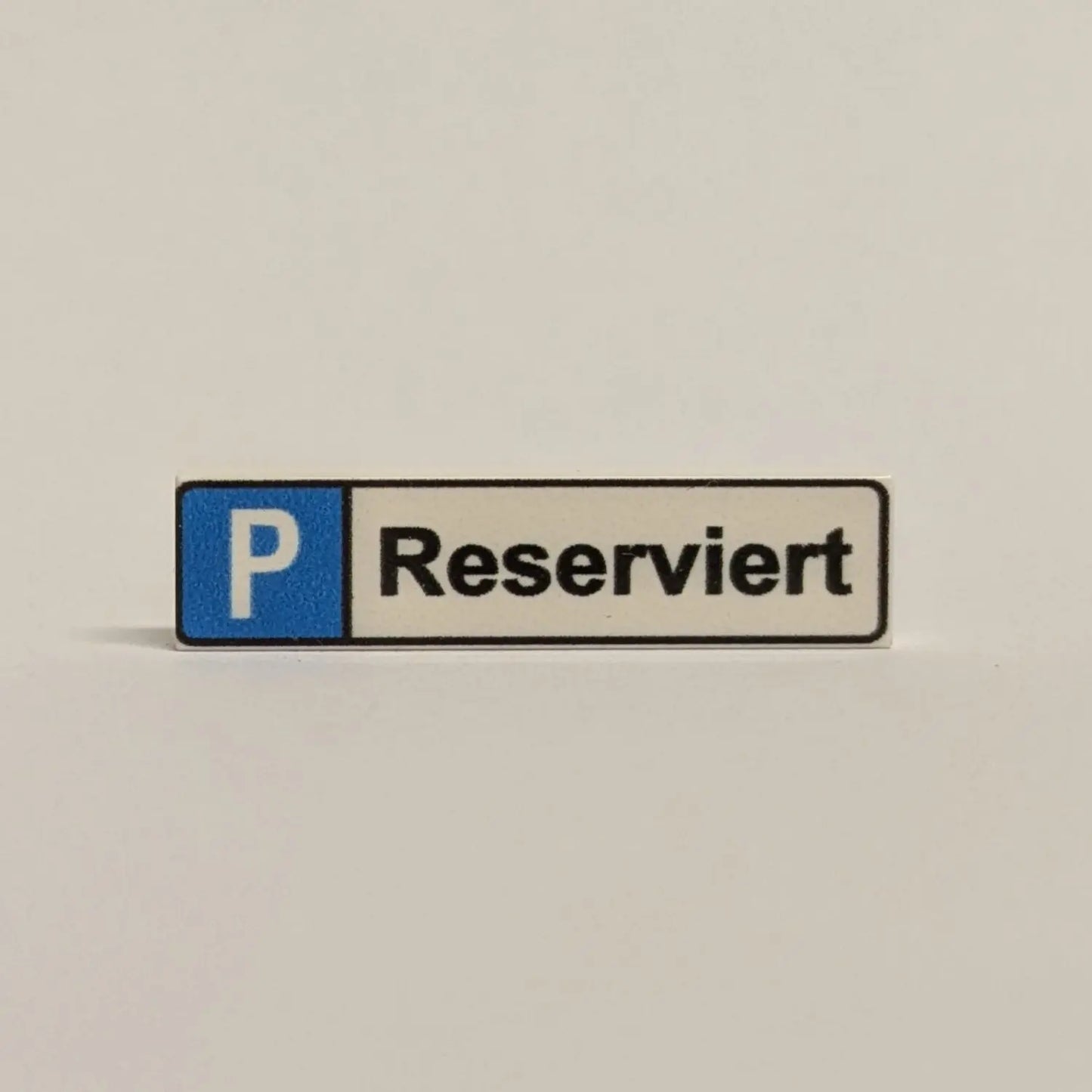 "Parkplatzkennzeichen" 1x4 Tile zur Auswahl Brickhunter.shop