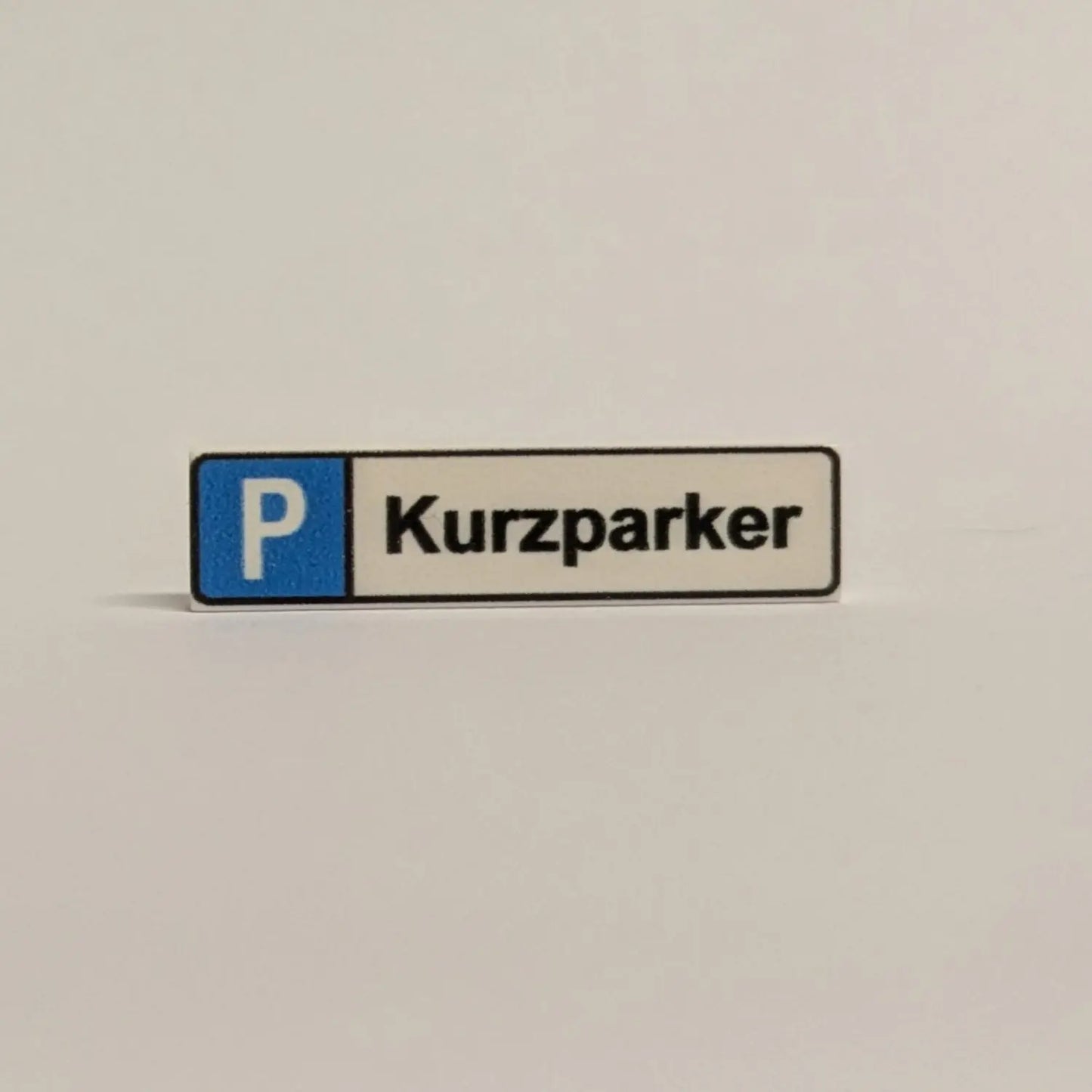 "Parkplatzkennzeichen" 1x4 Tile zur Auswahl Brickhunter.shop
