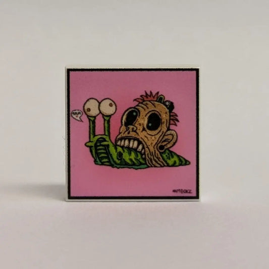 "Die Schnecke.ZnaiL" 2x2 Tile Design by MECKZ Brickhunter.shop
