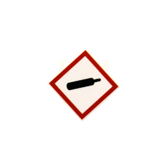"GHS Gase unter Druck" 2x2 Tile Brickhunter.shop