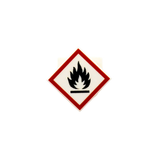 "GHS hochentzündlich" 2x2 Tile Brickhunter.shop