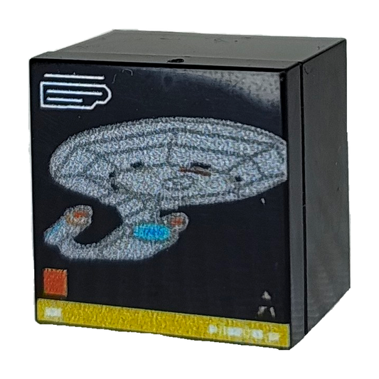 Custom LEGO® Tile 2x2 "Set - Sci-Fi Raumschiff" bedruckt – Fan Design - Brickhunter.shop