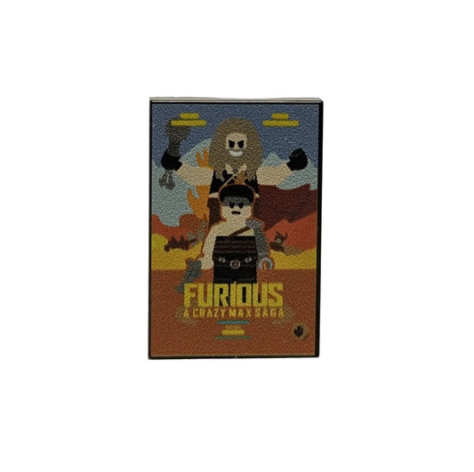 "Furious Poster" 2x3 Tile by MBB-Custom Brickhunter.shop