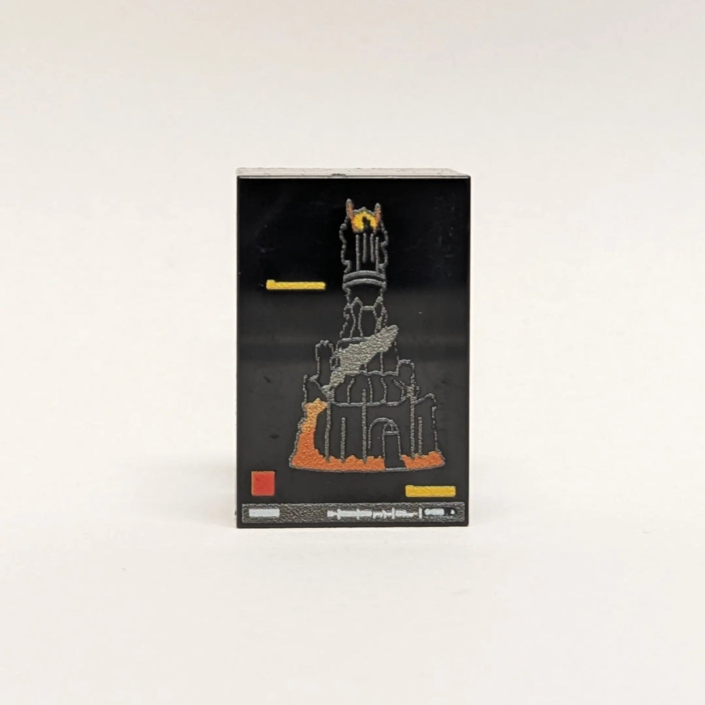 "Set" 2x3 Tile "Dunkler Turm" Brickhunter.shop