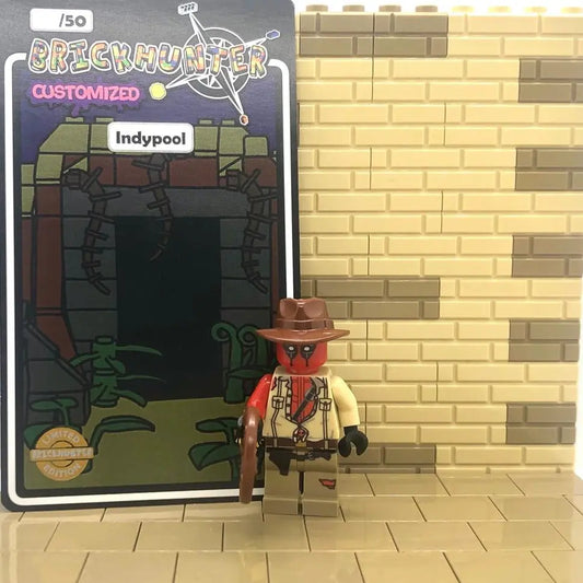 "Indypool" Minifigur, 1 of 50 limited Edition Brickhunter.shop