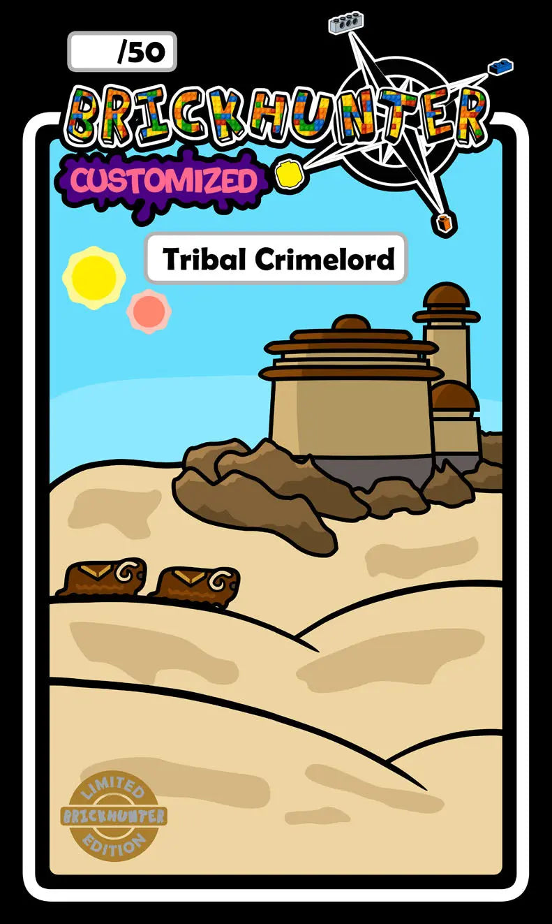 "Tribal Crimelord" Minifigur, 1 of 50 limited Edition Brickhunter.shop