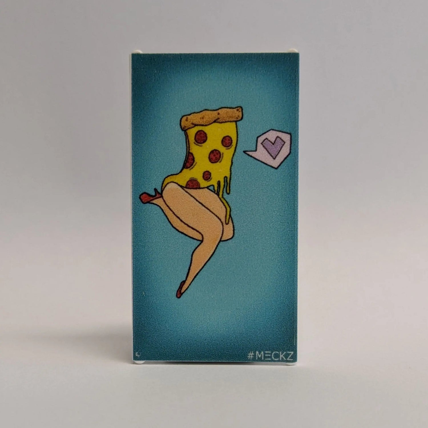 Fenster "SeXy PizZa foOd P0rn" 1x4x6 Design by MECKZ Brickhunter.shop