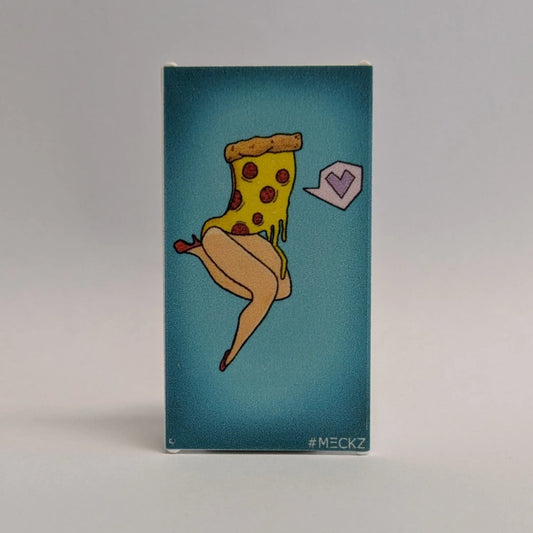 Fenster "SeXy PizZa foOd P0rn" 1x4x6 Design by MECKZ Brickhunter.shop