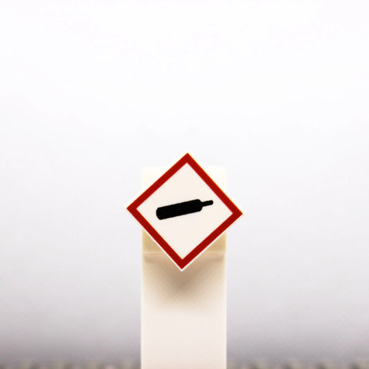 "GHS Gase unter Druck" 2x2 Tile Brickhunter.shop