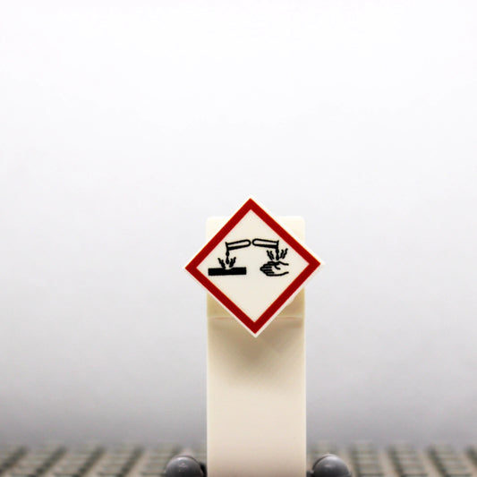 "GHS ätzend" 2x2 Tile Brickhunter.shop