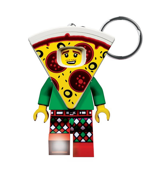 LEGO® Classic Schlüsselanhänger mit Licht – Pizza - Brickhunter.shop